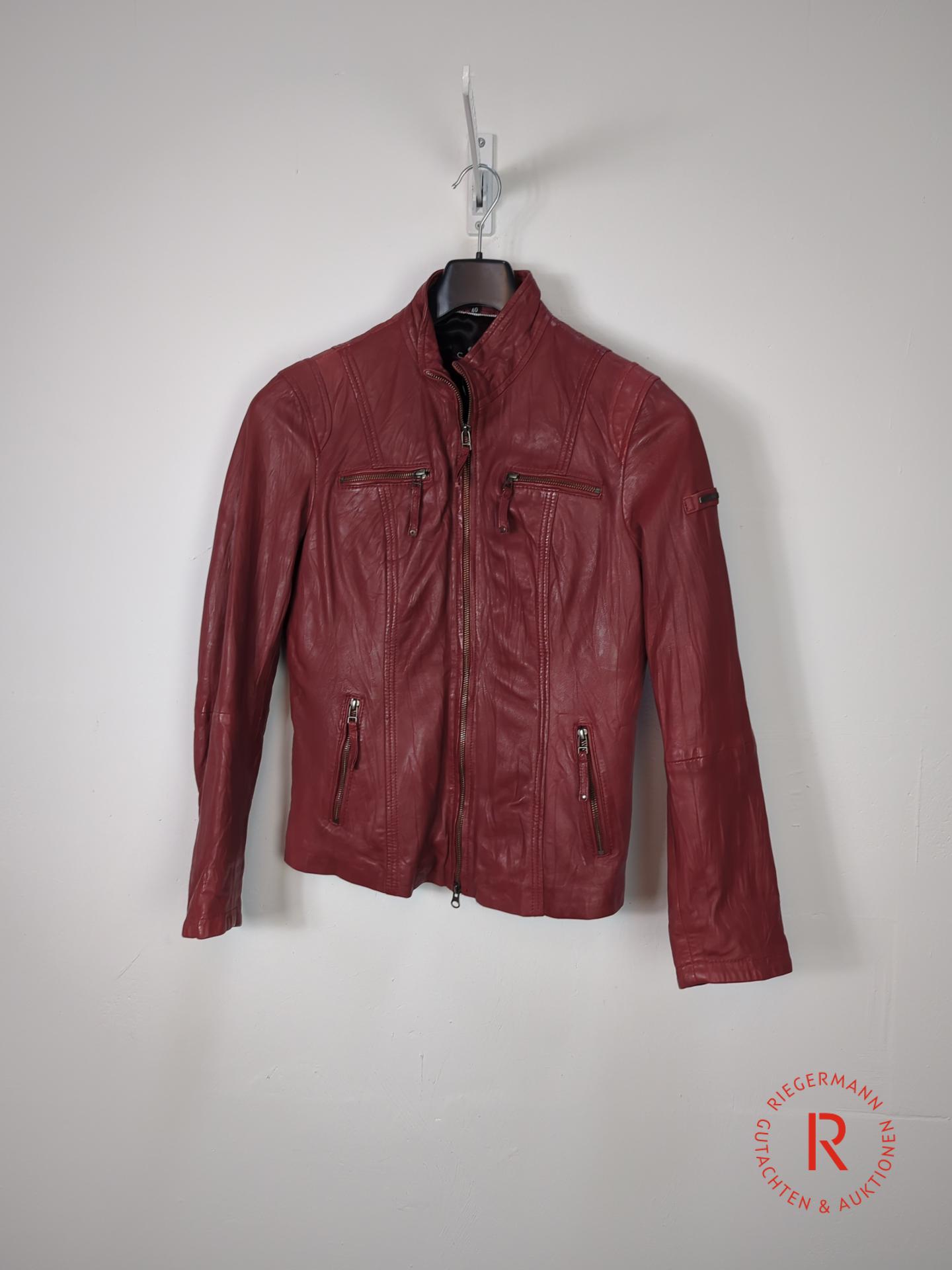 DAMEN LEDERJACKE GRÖSSE 40